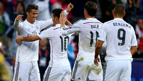 Cristiano, Benzema, Bale y James: un ataque de 90 goles (VIDEO)