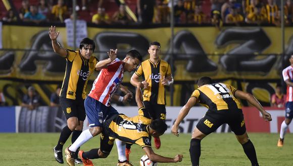 Junior y Guaraní chocan hoy por la noche (7:30 p.m. EN VIVO ONLINE por FOX Sports) por el pase a la fase de grupos de la Copa Libertadores 2018. (Foto: AFP)