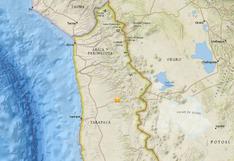 Sismo de 6.1 grados de magnitud remece el norte de Chile