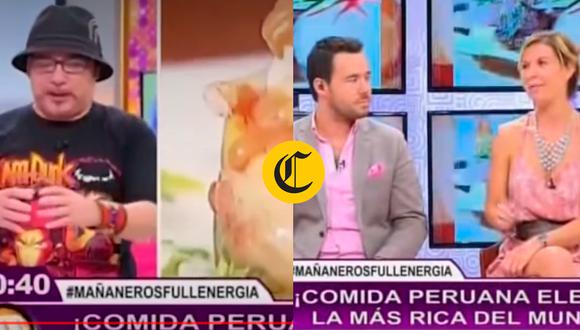 Conductores de TV chilenos mostraron su admiración por la comida peruana | Foto: Composición EC