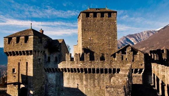 Las almenas de Bellinzona, en la frontera con Italia, formaron parte importante de las luchas medievales por territorio. (Foto: AFP/Getty Images)
