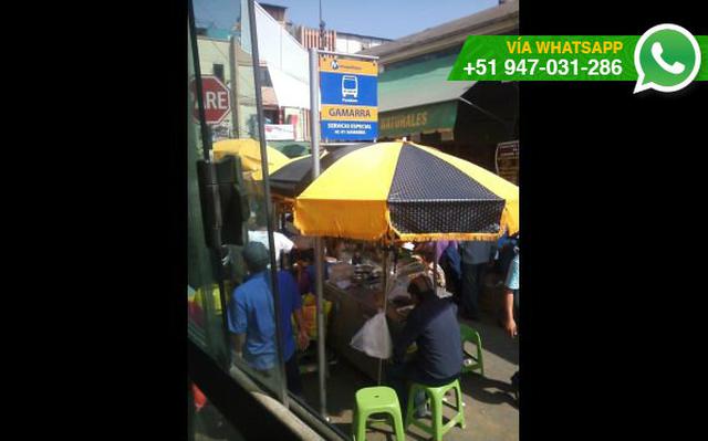 WhatsApp: ambulantes invaden paradero Gamarra del Metropolitano - 3