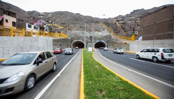 Túneles SJL y Rímac funcionan desde hoy las 24 horas del día