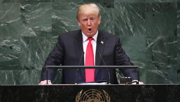 Donald Trump aludió a una doctrina del siglo XIX en su discurso ante la ONU.