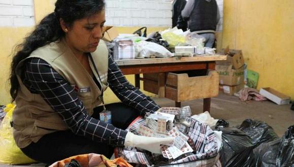 Un total de cuatro toneladas de medicamentos falsificados fueron incautados durante la emergencia sanitaria por el COVID-19. (Foto: Minsa)