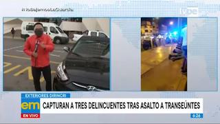 Surquillo: capturan a banda de raqueteros que asaltaba a transeúntes