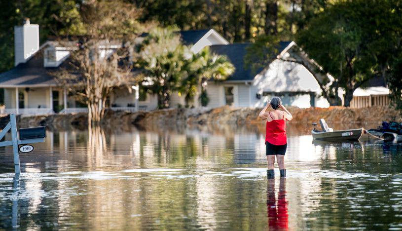 <br>Persisten inundaciones por el huracán Florence en las Carolinas | Foto: AFP