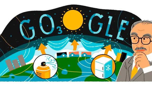 Mexicano Mario Molina fue homenajeado con doodle (foto: Google)