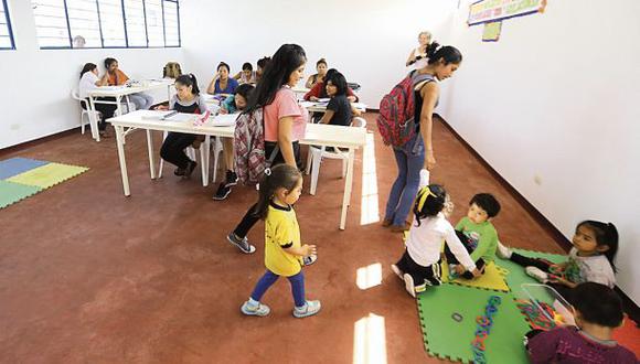 En SJL funciona el único colegio para madres adolescentes