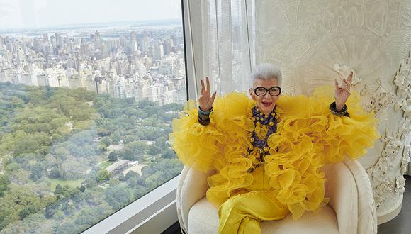 Iris Apfel, ícono de la moda estadounidense, fallece a los 102 años (Foto: Difusión)