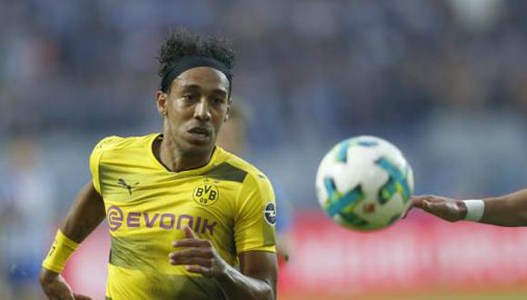 De acuerdo con el medio "Bild", Pierre-Emerick Aubameyang no desea seguir formando parte del Borussia Dortmund. Se especula que su nuevo destino sería el Arsenal. (Foto: AP)