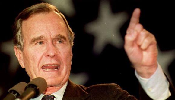 Se le llamó "Bush padre" tras la elección de su hijo George como presidente. (Foto: AFP)