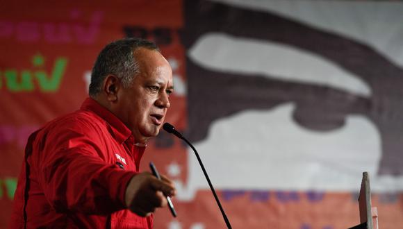 Diosdado Cabello, diputado de la Asamblea Nacional de Venezuela. AFP