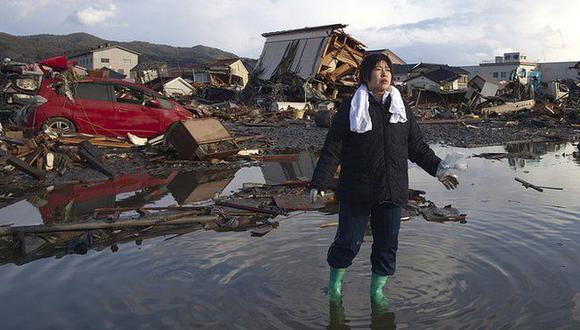 Estragos del tsunami en Japón aquel 11 de marzo de 2011. (Foto: SADATSUGU TOMIZAWA/AFP)