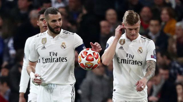 El Real Madrid pasó la mayor vergüenza de los últimos diez años, después de que fuera humillado en casa por el Ajax. El global fue 5-3 a favor de los neerlandeses. (Foto: AFP)
