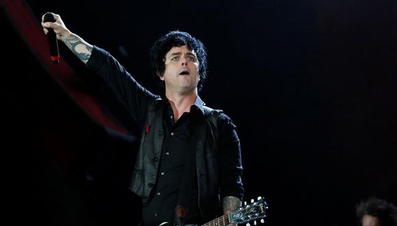 Billie Joe Armstrong del grupo Green Day. (Foto: Agencias)