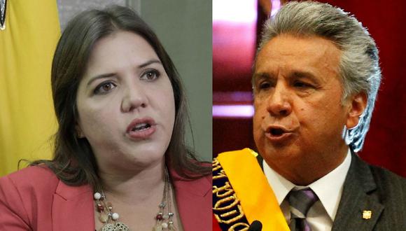 Lenín Moreno: Presidente de Ecuador exime de sus funciones a vicepresidenta María Alejandra Vicuña investigada por corrupción. (EFE / Reuters).