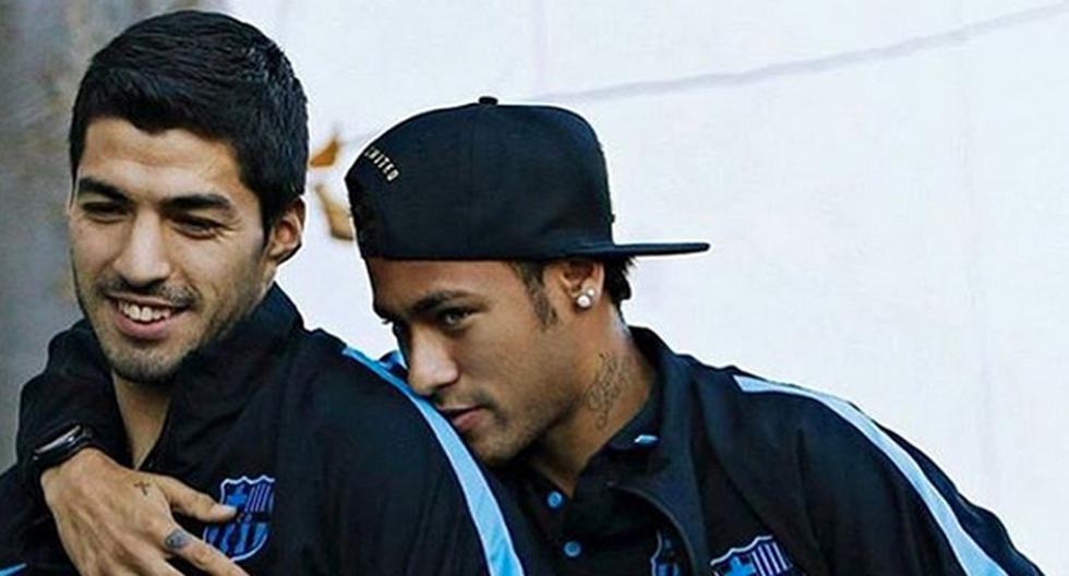 Luis Suarez cumple 29 años este domingo 24 de enero. (Foto: Instagram / Neymar)