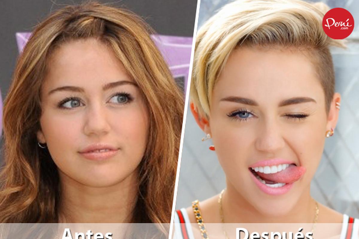 Miley Cyrus: mira su impresionante antes y después | ENTRETENIMIENTO |  