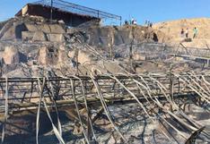 Fiscalía investiga incendio en complejo arqueológico Ventarrón 