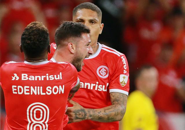 Internacional vs. U. de Chile: con Paolo Guerrero, las mejores postales del partido de Copa Libertadores. (Foto: Agencias)