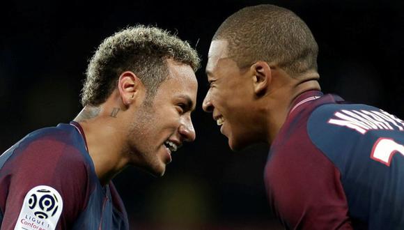 Neymar y Mbappé, las figuras del PSG. (Foto: Reuters)