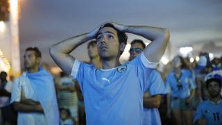 La tristeza y desilusión de los hinchas de Uruguay tras derrota
