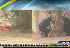 Hallan tres explosivos en Lurigancho - Chosica | VIDEO