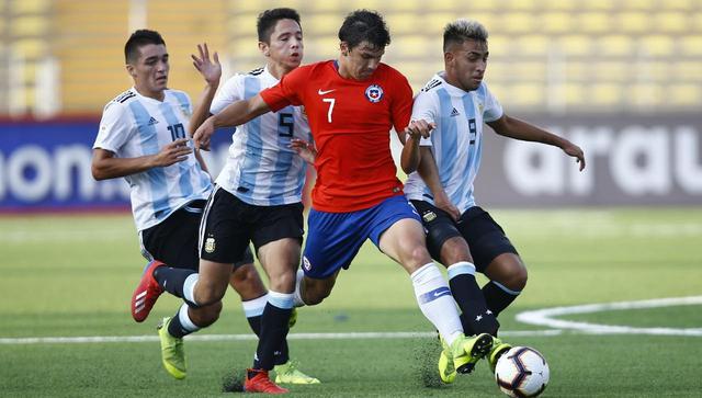 Argentina vs. Chile: las postales de duelo por la tercera fecha del Sudamericano Sub 17. (Foto: Francisco Neyra)