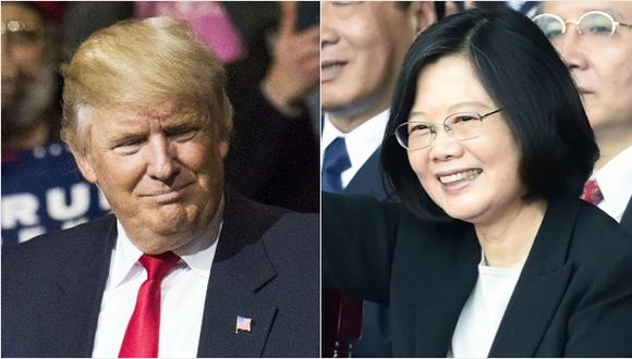 Polémica por diálogo de Trump con presidenta de Taiwán
