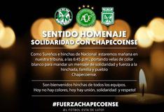 Chapecoense: Medellín convoca a homenaje póstumo en memoria de víctimas