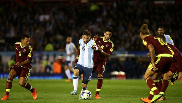 Lionel Messi y la selección argentina no pudieron contra Venezuela en casa por las Eliminatorias Rusia 2018. (Foto: Reuters)