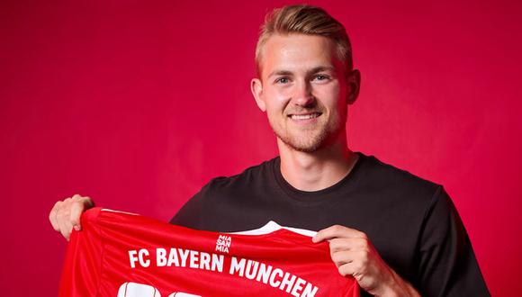 Matthijs de Ligt se unió a Bayern Múnich hasta 2027. (Foto: Bayern Múnich)