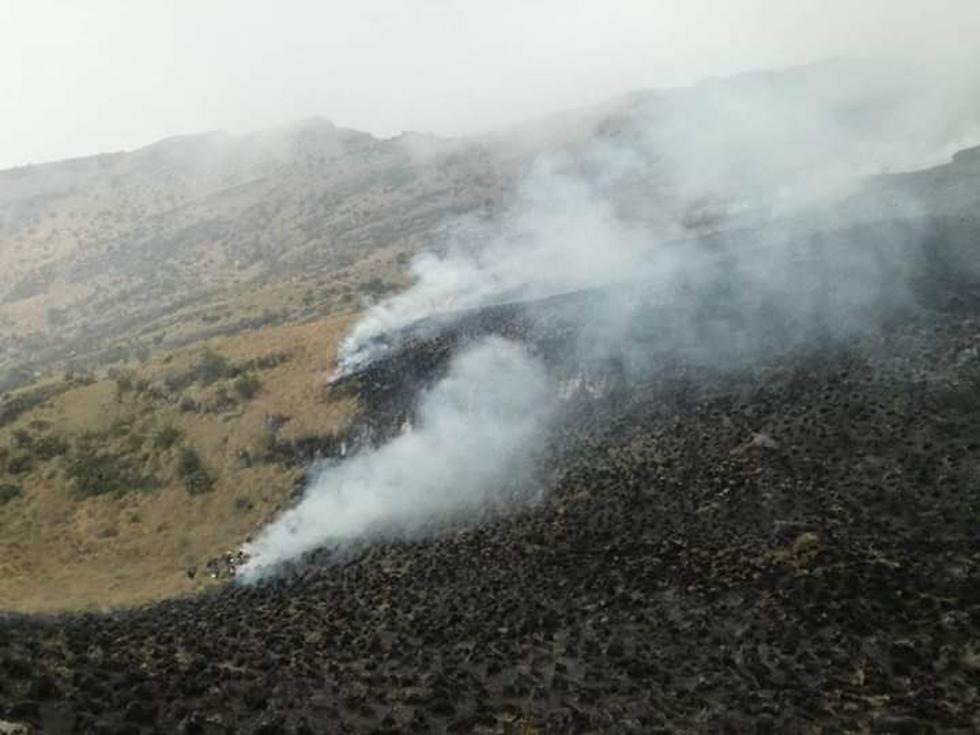 Apurímac: incendio forestal se registra enSantuario Nacional de Ampay ...