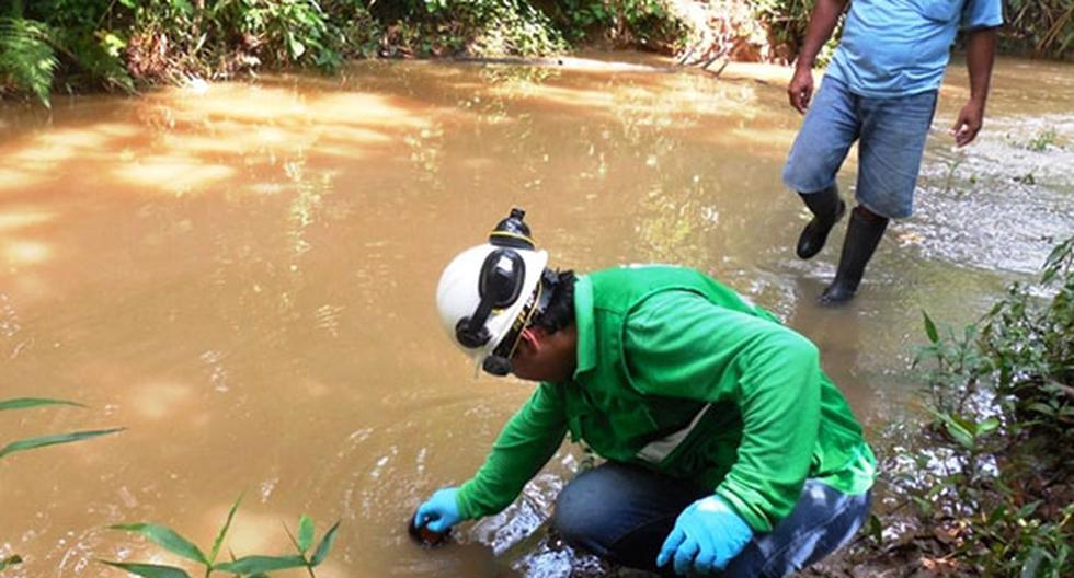 OEFA verifica si nuevo derrame de petróleo en la región Amazonas afectó al río Nieva. (Foto: Agencia Andina)