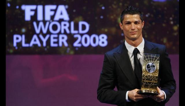 Cristiano Ronaldo fue elegido el mejor jugador FIFA de 2008. (Foto: agencias)