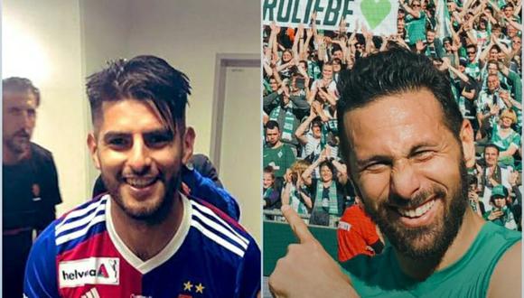 Carlos Zambrano y Claudio Pizarro no están en la selección peruana desde hace tres años. (Foto: Basel/Werder Bremen)