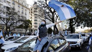 Nueva protesta contra el Gobierno Alberto Fernández en Argentina