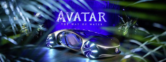 Mercedes-Benz colaboró con Avatar 2 en la presentación de este auto. (Foto: Mercedes-Benz)