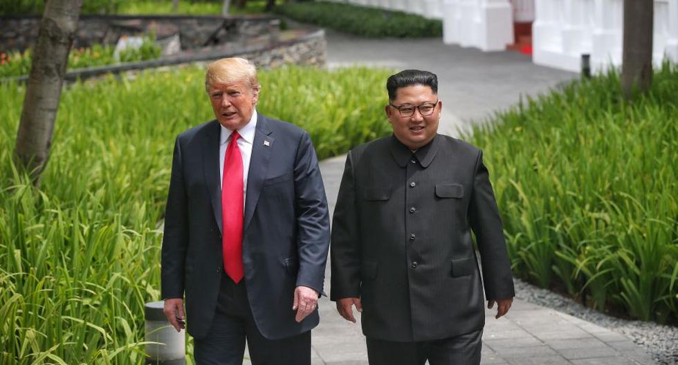El mandatario norteamericano Donald Trump se refirió a la próxima reunión con su homólogo de Corea del Norte. (Foto: EFE)