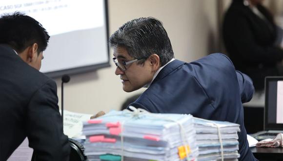 Fiscal José Domingo Pérez sustenta pedido de prisión preventiva contra PPK. (Foto: GEC)