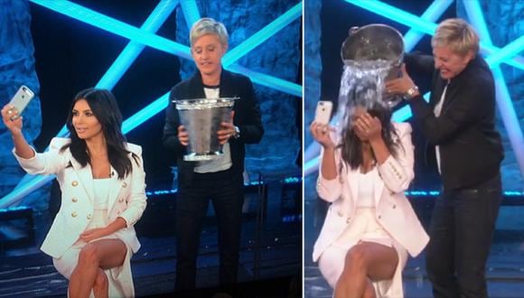Kim Kardashian finalmente se sumó al Ice Bucket Challenge