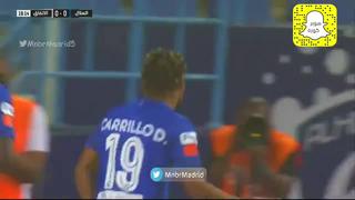 André Carrillo convirtió un brillante golazo de cabeza en la Liga Profesional Saudí | VIDEO
