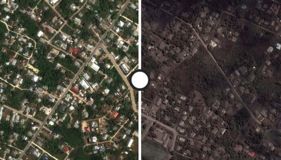 Tsunami en Tonga: Estas imágenes aéreas revelan la devastación producida tras la erupción del volcán el 15 de enero.