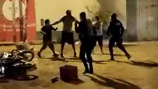 Cañete: estibadores atacan a la policía con botellas de cerveza para evitar ser detenidos | VIDEO