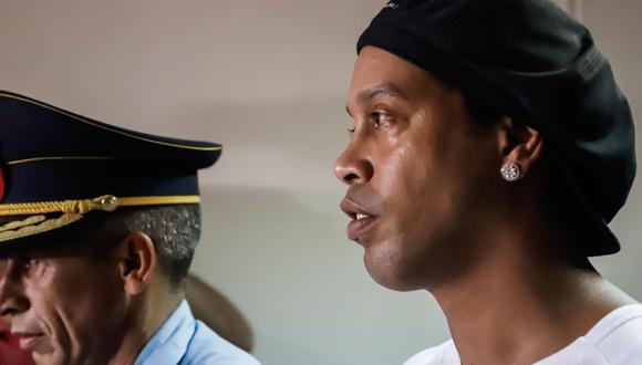 Ronaldinho llegó a Paraguay para participar de un acto benéfico. (EFE)
