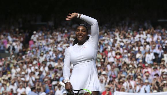 Serena Williams no tuvo problemas para derrotar a la alemana Julia Görges, por 6-2 y 6-4, en las semifinales de Wimbledon 2018. (Foto: AP)