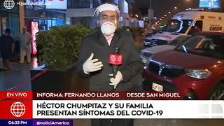 Héctor Chumpitaz y su esposa son internados por síntomas de coronavirus