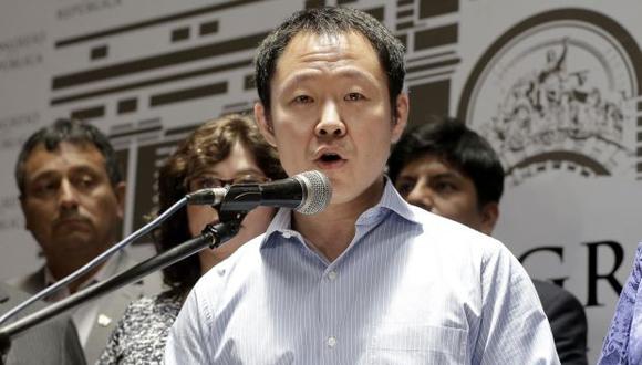 "Es el señor Mamani quien me busca en el Legislativo. Yo hablo de la gobernabilidad del país", insistió Kenji Fujimori. (Foto: AFP)