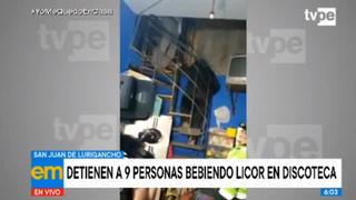 Coronavirus en Perú: detienen a 9 personas en discoteca de San Juan de Lurigancho